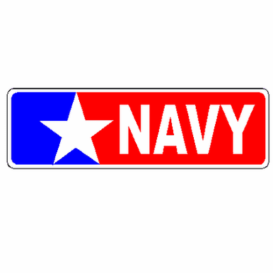 433 Navy vinyl decal