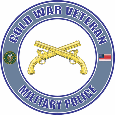 cold war military police veteran sticker