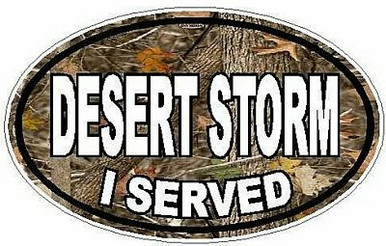 I Served Desert Storm FILLS Camo Nature