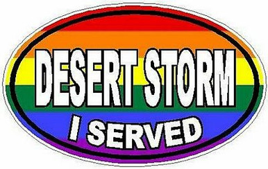 I Served Desert Storm FILLS Flag Pride