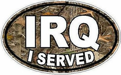 I Served IRQ FILLS Camo Nature