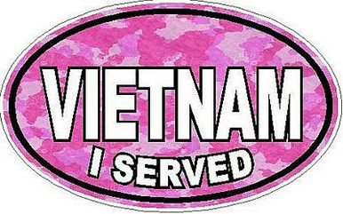 I Served Vietnam FILLS Camo Pink