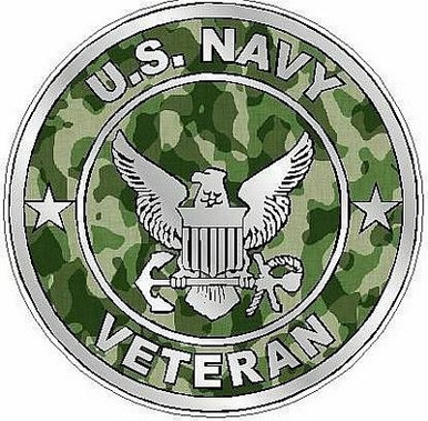 NAVY VETERAN camo green