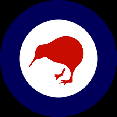 new Zealand air force round sticker