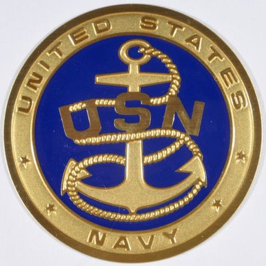 US Navy Gold Military Sticker