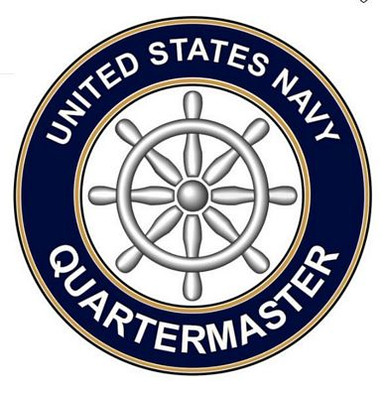 us navy quartermaster logo sticker