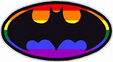 gay batman sticker