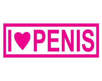 i love penis pink