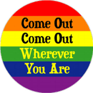 lgbt come out sticker