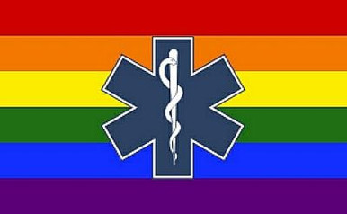 Lgbt EMT healthcare sticker