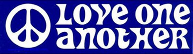 Love One Another Bumper Sticker