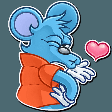 itchy and scratchy funny cartoon sticker 2