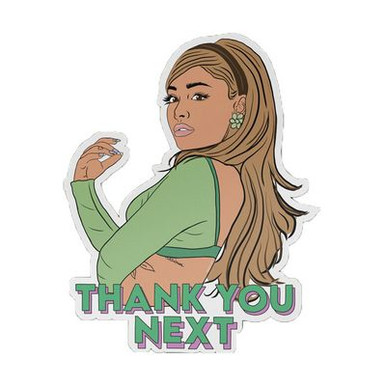 ariana grande the next 101 band sticker