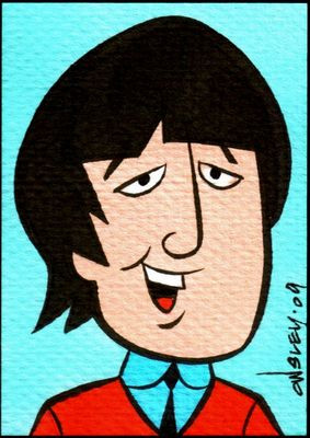 BEATLES toon John Lennon COLOR