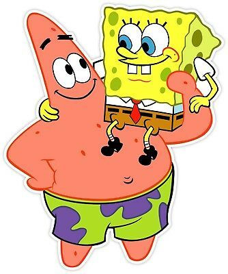Patrick Spongebob Sponge Bob Vinyl Sticker