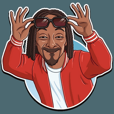 snoop dogg rap rasta king music band window sticker  22