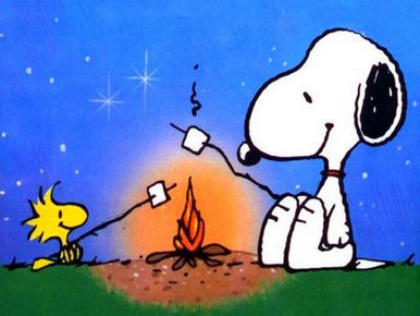 Snoopy and Woodstock Marshmello Color Decal