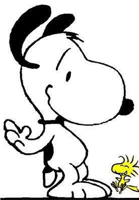 SNOOPY and Woodstock Peanust Gang Sticker 03