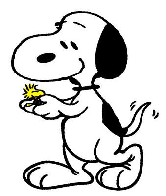 SNOOPY and Woodstock Peanust Gang Sticker 10