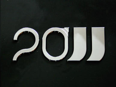 DUB Badge 20 Inch Chrome Emblem 20 PACK