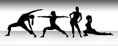 Yoga Pose Banner Bumper Sticker