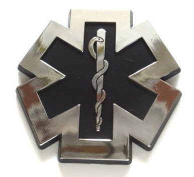 EMT Chrome and Black Emblem 20 PACK