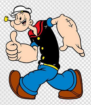 popeye cartoon clipart popeye olive oyl bluto THUMBS UP