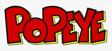 popeye movie logo popeye the sailor man STICKER