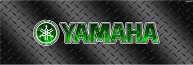 YAHAMA Diamond Plate Rear Window Graphic