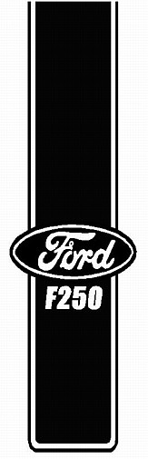 Ford Truck Bed Stripe F250 COMBO KIT