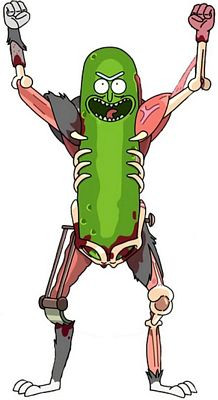 ultimate destiny pickle rick FUNNY CAR STICKER