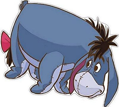 eeyore color sticker 2