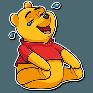 Winnie the Pooh Funny Cartoon Sticker Decal 01