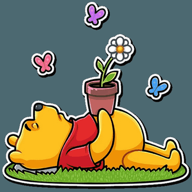 Winnie the Pooh Funny Cartoon Sticker Decal 16