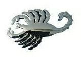Scorpion Chrome Badge