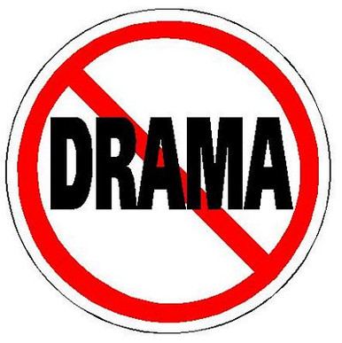 No Drama Decal 15p