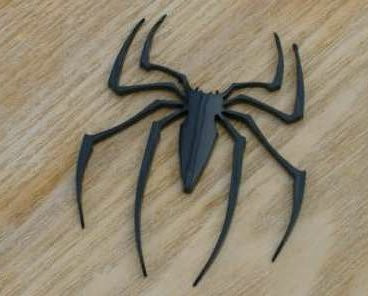 Spider BLACK Emblem SMALL