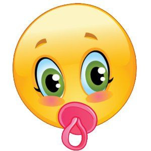 smiley baby sticker