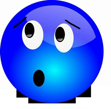 smiley blue ooh