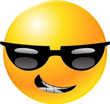 Smiley Face with Shades 3