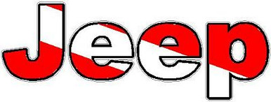 JEEP Decal Flag Dive Flag Fill Decal
