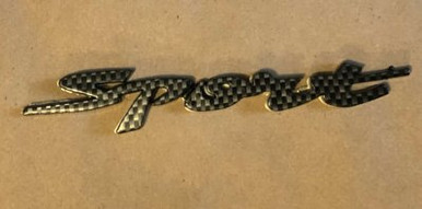Sport Carbon Fiber Emblem
