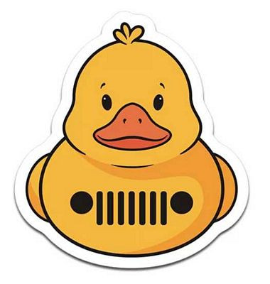 Jeep Duck Sticker Decal Rubber Ducky You’ve Been Ducked