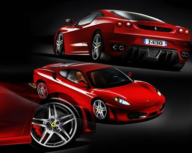 ferrari wallpaper sticker 2