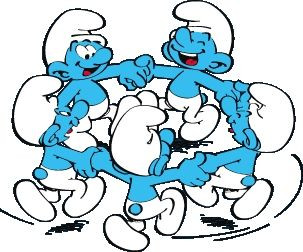 Smurf Decal Celebrating 1418