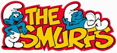 Smurf Decal Script Logo Decal 1419
