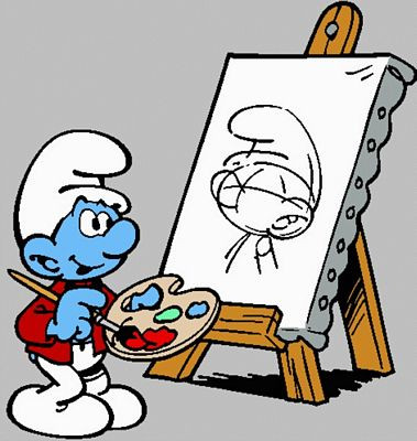Painter Smurf