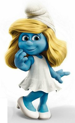 smurfette color movie sticker