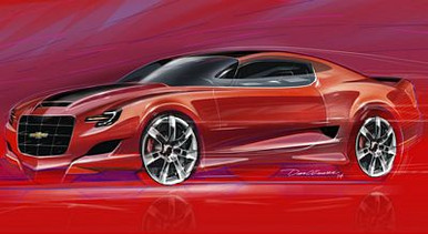 2016 chevy camaro illustration