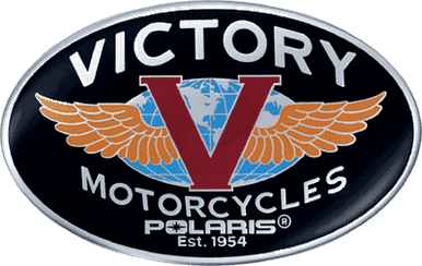 victory Polaris oval logo sticker